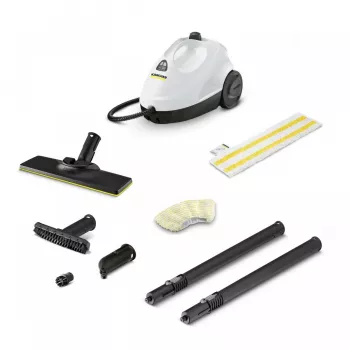 Kärcher SC 2 EasyFix cilindrinis garų valytuvas 1 l 1500 W Juoda, Balta