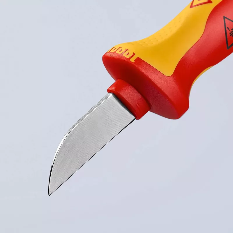 Knipex VDE Kabelmesser 180 mm mit - Schutzkappe