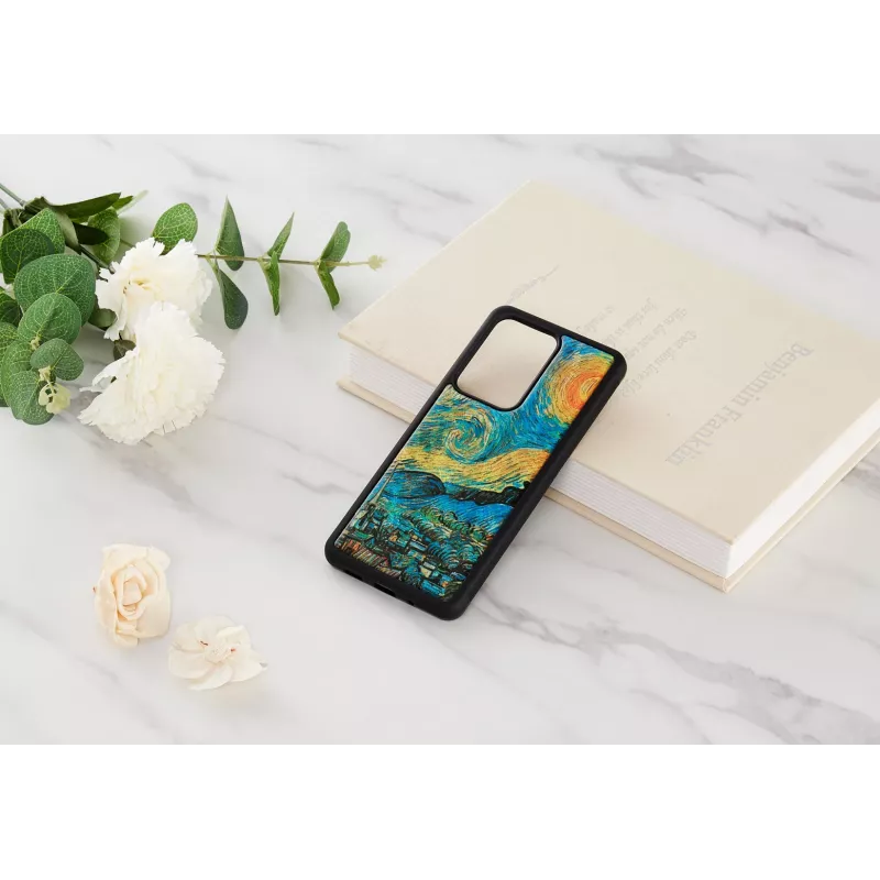 Apsauginis telefono dėklas iKins, skirtas Samsung Galaxy S20 Ultra — žvaigždėto nakties juodos spalvos
