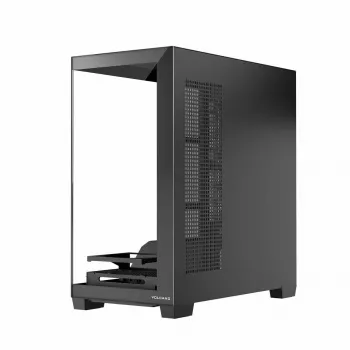 Korpusas MODECOM Volcano Stellar NF ATX midi tower, grūdintas stiklas, juodas, palaiko ATX/micro ATX, GPU iki 420mm, CPU aušintuvas 175mm