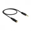 Audio kabelis 3,5 mm M-F DeLOCK 83762 0,5 m Juoda