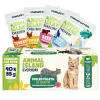 Šlapias kačių ėdalas Animal Island Everyday – jautiena, vištiena, kalakutiena ir baltosios žuvies filė sultinyje, 40 x 85 g paketėliai