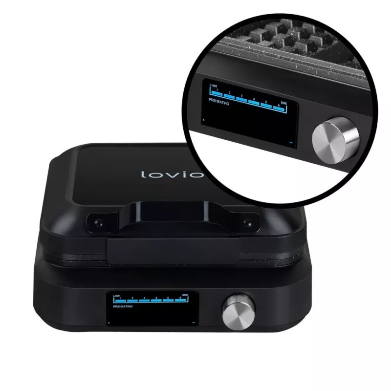 Lovio LVWF002BK vaflinė 1500W juoda