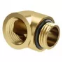 Barrow adapter 90° G1/4 vyriškas į G1/4 moteriškas TDWT90-B01 GO Gold