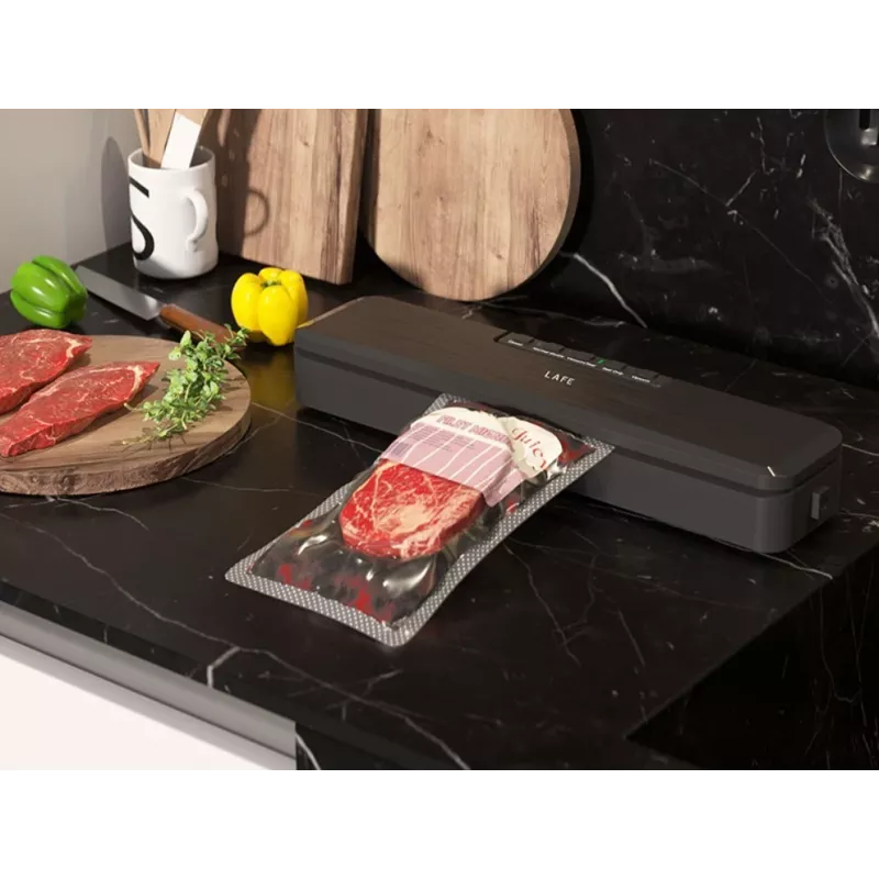 Vakuuminis pakuotuvas LAFE LAFVAC47539 kompaktiškas, lengvai naudojamas maisto vakuuminis pakuotuvas