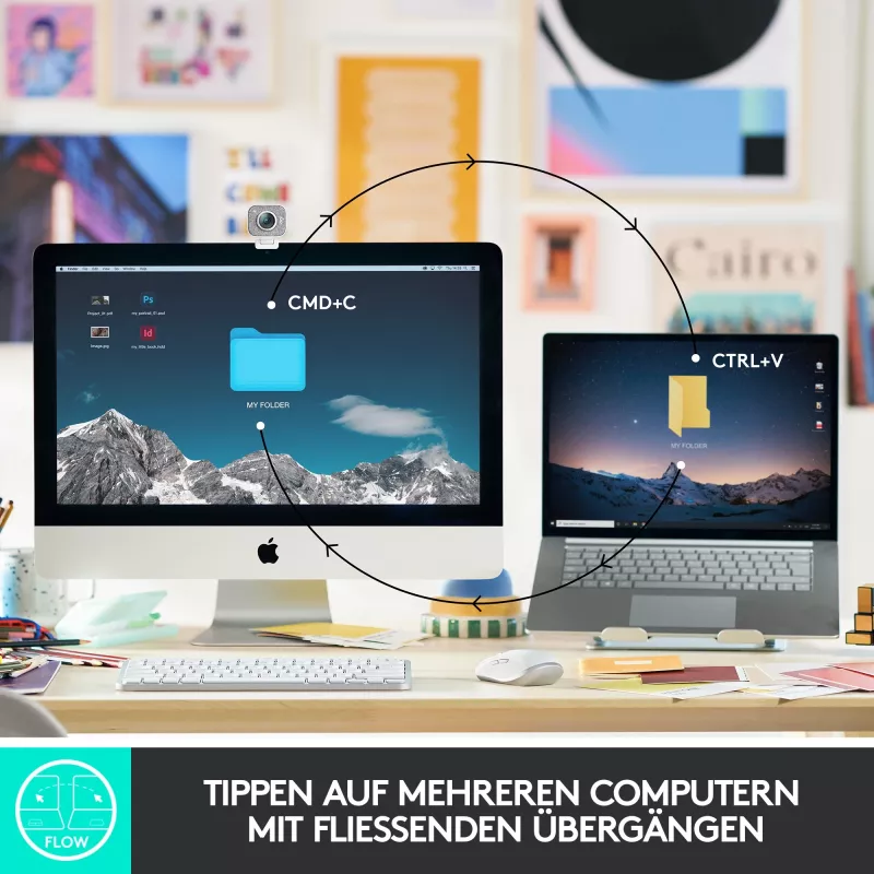 Logitech MX Keys Mini belaidė apšviesta klaviatūra grafito spalvos, UK išdėstymas