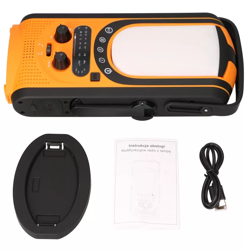 Extralink Power Ranger EPS-6000 | Power Bank | 6000 mAh, FM radijas, LED lempa, dinamo, saulės baterija