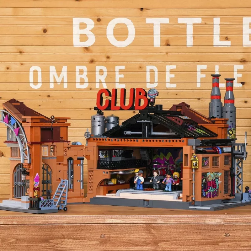 Statybinis žaislas „Muzikos namų fabrikas“ – LUMIBRICKS