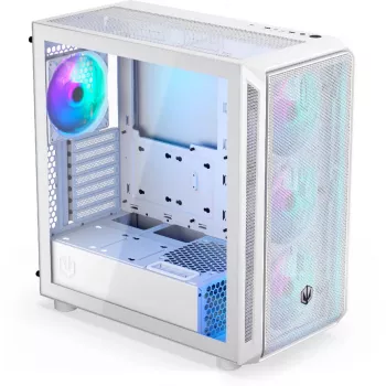 Endorfy Arx 700 ARGB kompiuterio korpusas, Midi-Tower, ATX, grūdintas stiklas - su 4x 140 mm ARGB ventiliatoriais, baltas (EY2A017)