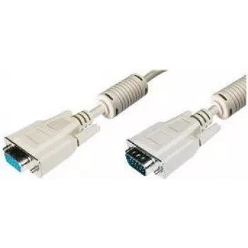 LogiLink Monitor Extension Cable VGA, 15,Female, Molded hoods with ferrite filter (TCOCSVGAC5)