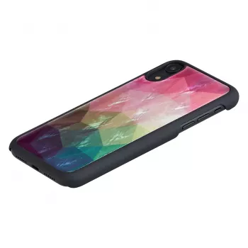 Dėklas telefonui iKins iPhone XR – vandens gėlės raštas, juodas