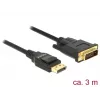 Vaizdo kabelio adapteris DeLOCK 85314, DisplayPort – DVI-D, 3 m