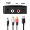QOLTEC 56981 belaidis garso siųstuvas-imtuvas HiFi Bluetooth 6.0 NFC