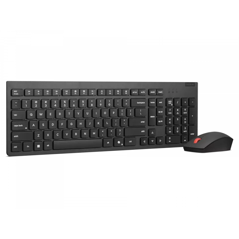 Lenovo Essential Wireless Combo Gen 2 klaviatūra ir pelė juoda