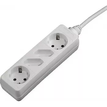 Hama 00121921 apsauginis filtras nuo viršįtampių, baltas, 4 AC lizdai, 230 V, 1,4 m