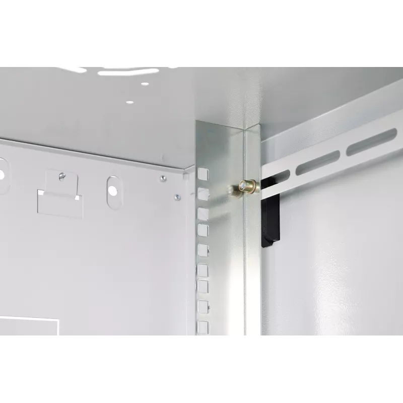 Sieninis tinklo spintos stovas DIGITUS Dynamic-N 12U, 19 colių, 600x450 mm (PxG), IP20, rakinamas stiklinis durys, nesurinktas