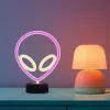 Stalinė lempa MANTA SNL86PK Style Neon Lights UFO Pink – dekoratyvinė neoninė rožinė lempa