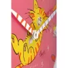 NeXtime klok 8810 Tickle My Tummy, Ø30 cm, sieninis, rožinė / daugiaspalvė