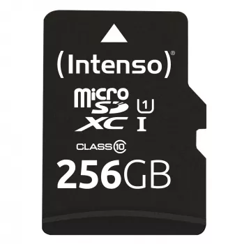 Intenso 256 GB UHS-I microSDHC atminties kortelė