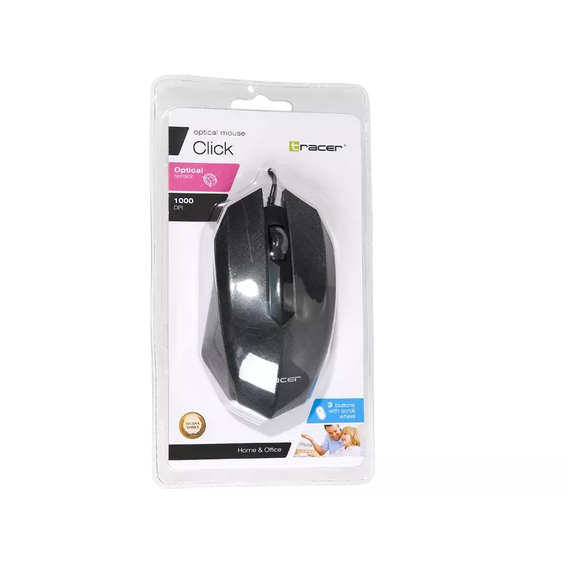 Tracer Click USB – laidinė optinė pelė biurui