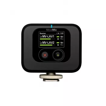 Belaidis imtuvas kameros tvirtinimui Shure MV-R-Z6 – 50–20000 Hz, 30 m, 12–15 V, 308×101×38 mm, 0.429 kg, juodas