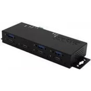 Exsys EX-1237HMVS USB 3.2 Gen 2 centrinis įrenginys – 3x USB-A + 4x USB-C