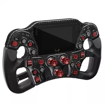Vairaratis Asetek Invicta 4,3 colio LCD USB-C Red on Black Edition