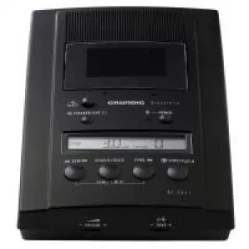 Grundig Stenorette St 3211 Set diktofonas su LCD ekranu ir kasetėmis, juodas