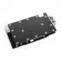 Alphacool 10261 Aliuminio chromo vario juoda galinė plokštė 95,7mm