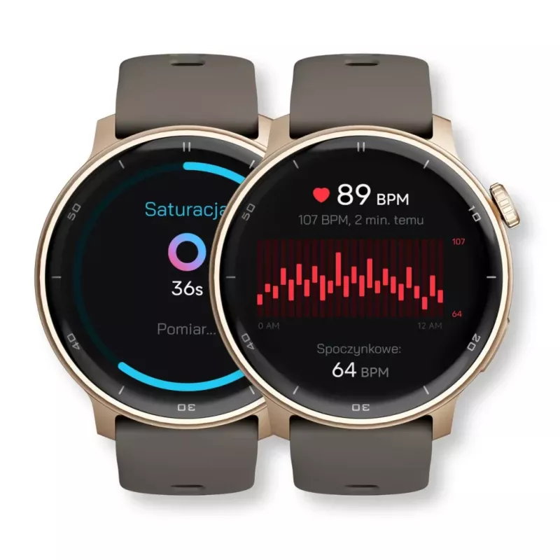 Išmanusis laikrodis Stelio STSWA101GD Activ GPS 46mm Auksinis