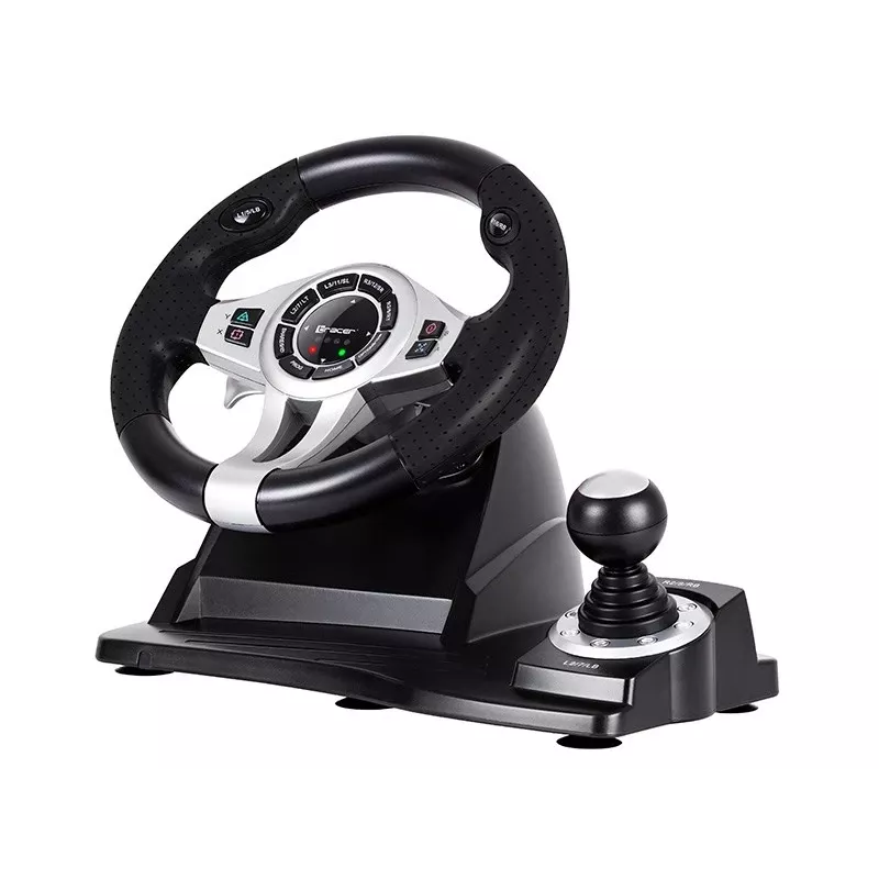 Tracer TRAJOY46524 Žaidimų vairas su pedalais, PlayStation 4, PlayStation 3, PC