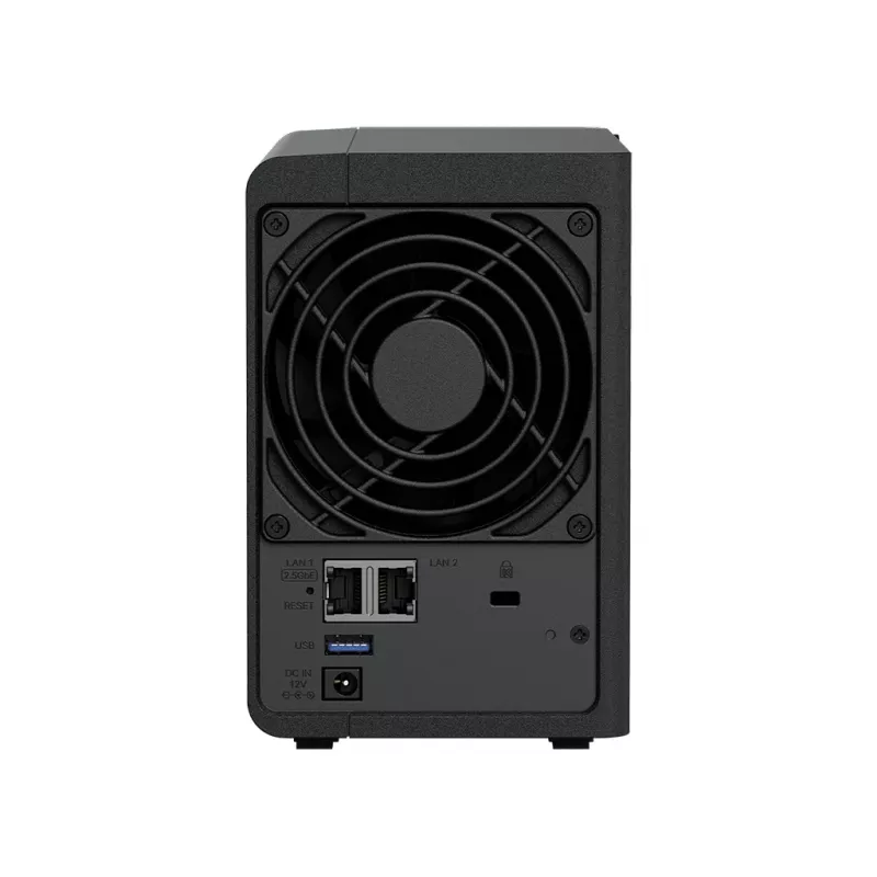 Synology DS225+ 2 vietų NAS darbalaukis Intel® Celeron® J4125 2 GB DDR4 Synology DSM juodas - tik Synology HDD