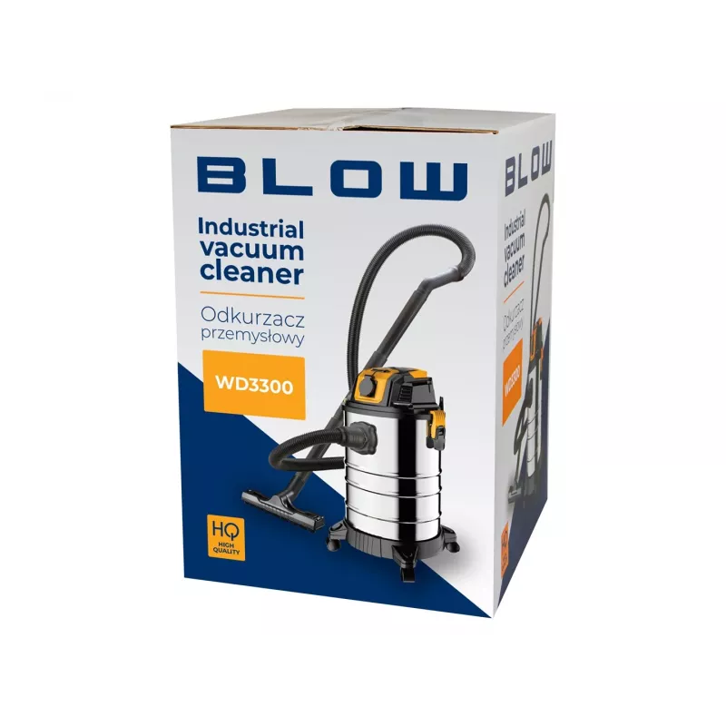 BLOW WD3300 pramoninis dulkių siurblys su 230V rozete 2000W