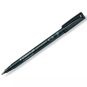 Permanentinis markeris su kulkos formos antgaliu Staedtler 318-9 Juodas 10 vnt.