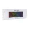 White Shark GK-2201 Ronin juoda US – kompaktiška membraninė klaviatūra su LED apšvietimu