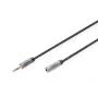 Digitus Audio ilginimo kabelis 3,5 mm lizdas – 3,5 mm kištukas 1,8 m juodas