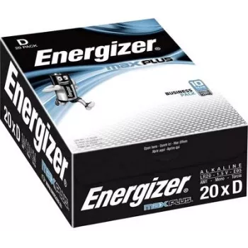 Energizer Battery Max Plus E301323704 D/Mono/LR20 20 vnt./Pak.