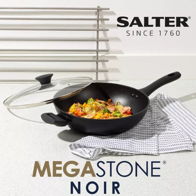 Wok Salter BW09329AR 28 cm su Megastone nelimpančia danga
