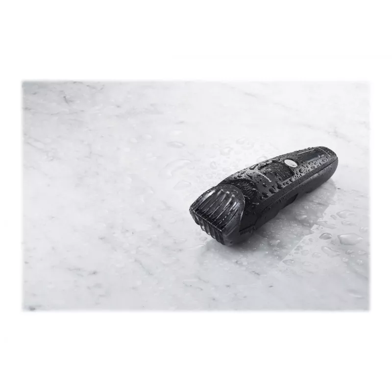 Barzdos kirpimo mašinėlė Panasonic ER-SB40-K803 — 0,5–10 mm, 19 žingsnių, Li-Ion, belaidė/AC, juoda