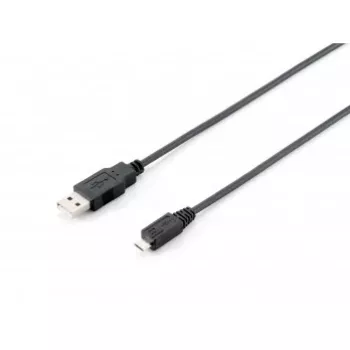 Equip USB 2.0 A tipo į Micro-B laidas, 1,0 m, juodas