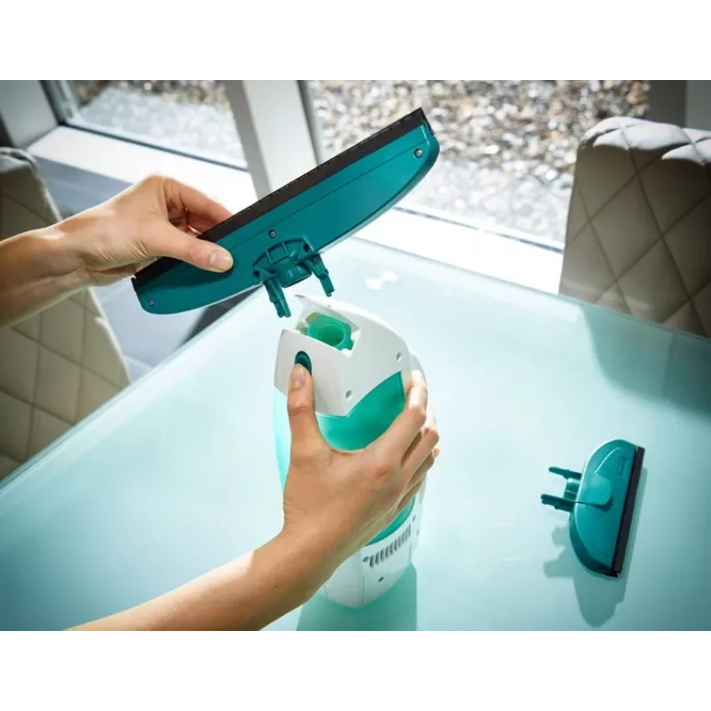 Leifheit langų siurblys Dry&Clean su rankena ir šluostės šepetėliu 51003