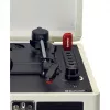 Patefono grotuvas su diržine pavara Lenco TT-115CR kreminis – lagamininis vinilo grotuvas, USB įrašymas, Bluetooth 5.0, 33/45/78 RPM