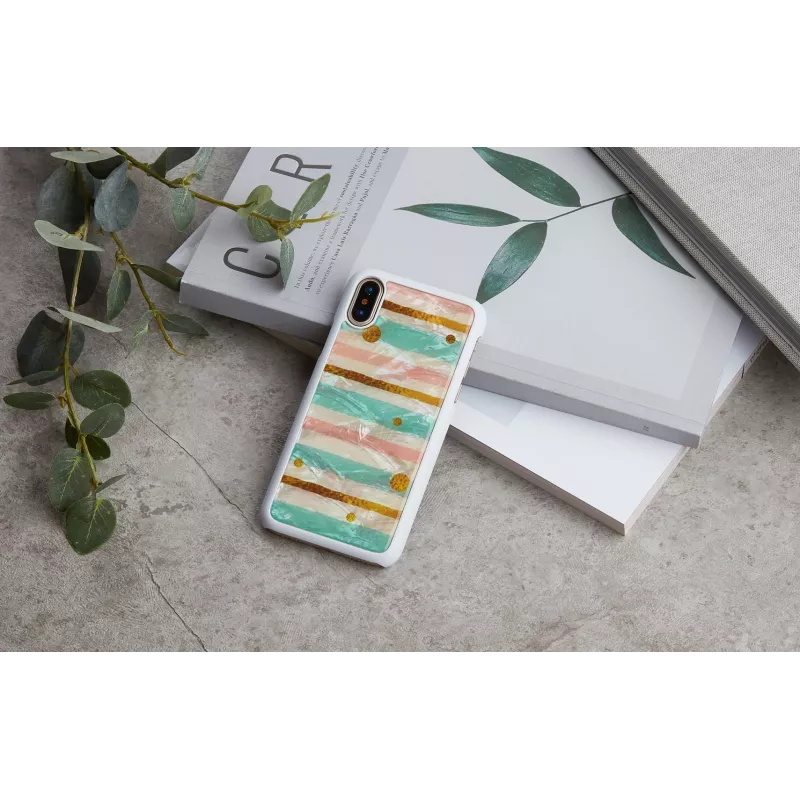 Mobiliojo telefono dėklas iKins, skirtas iPhone XS / iPhone XS Max — pop mint black