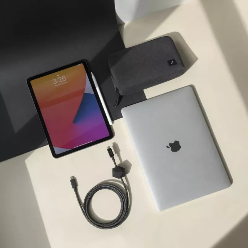 USB-C į USB-C laidas Native Union Anchor Cable 1,8 m Juoda Balta