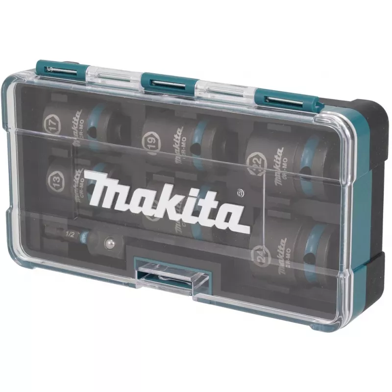 Makita E-16592 smūginis lizdų rinkinys Juoda, Žalsvai mėlyna