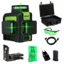Lazerinis nivelyras Dedra MC0904 Green – 30 m, žalias spindulys, kompaktiškas