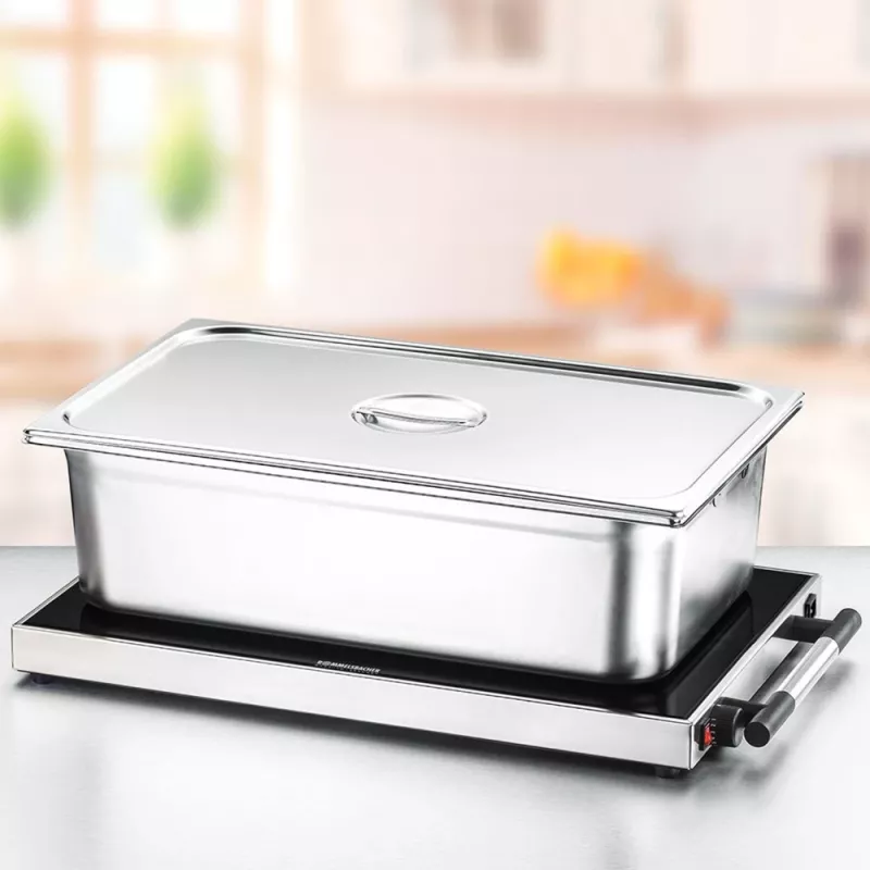 Šildymo plokštė Rommelsbacher WPR 307/E 300 W – bufetinė plokštė patiekalų šildymui