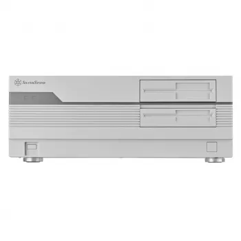 Korpusas SilverStone SST-FLP01W HTPC baltas