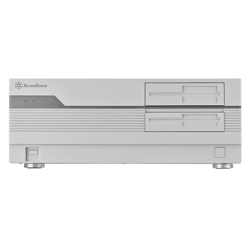 Korpusas SilverStone SST-FLP01W HTPC baltas