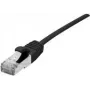 Dexlan tinklo kabelis 1 m Cat6a S/FTP Juodas 858737